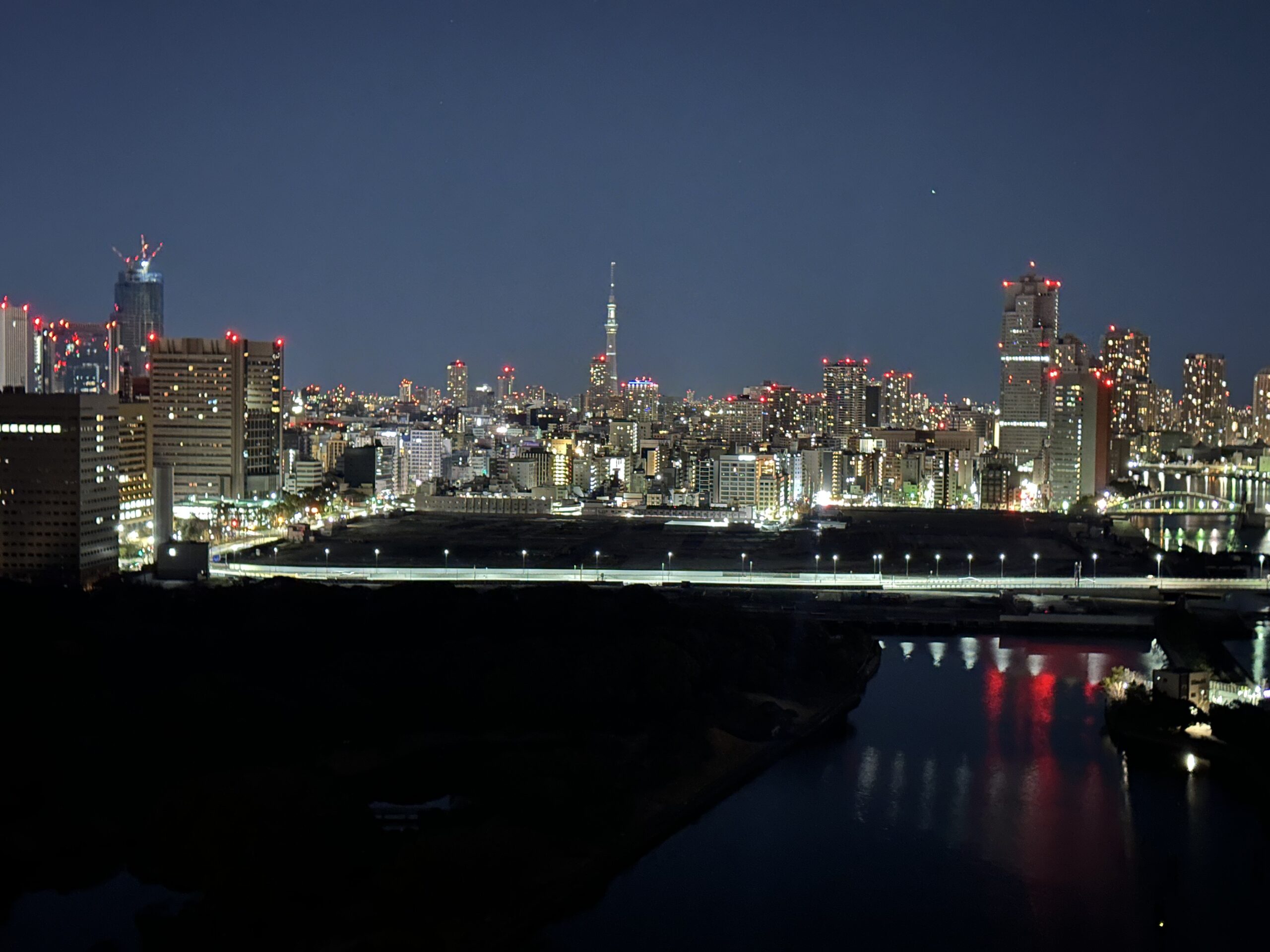 メムズ東京ラウンジからの夜景