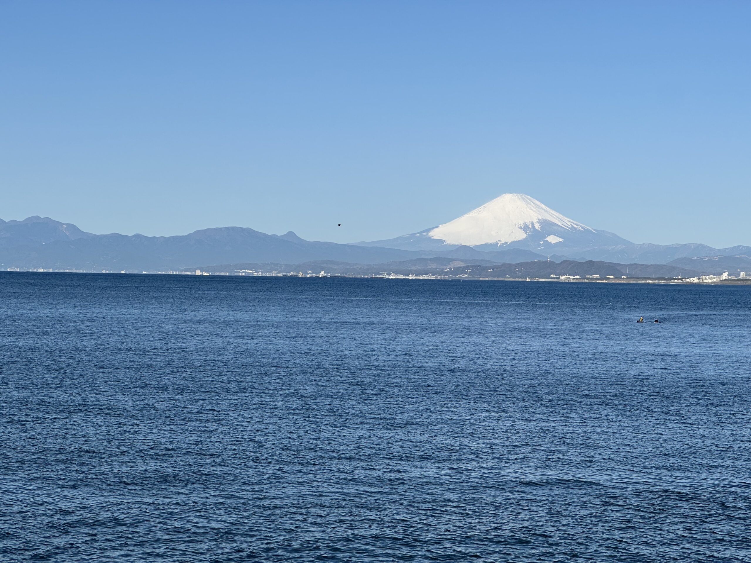 弁天橋からの眺め_富士山